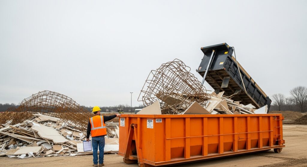 Commercial dumpster rental in Arkansas