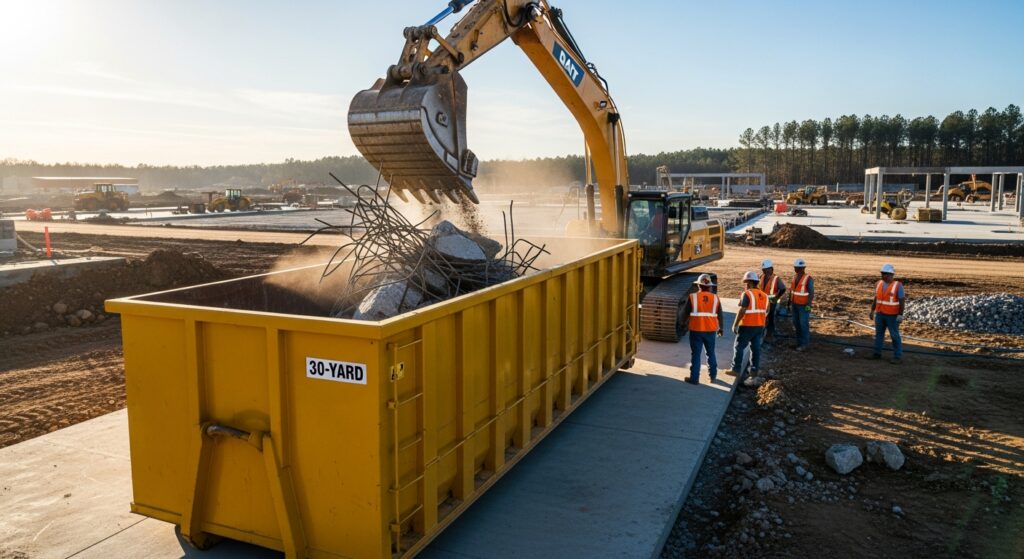 Commercial roloff rental in Arkansas