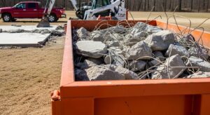 concrete disposal dumpster rental Arkansas