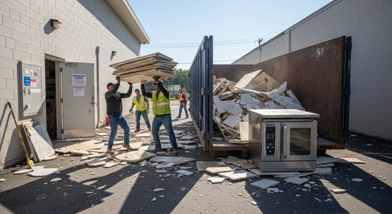 restaurant renovation dumpster rental Arkansas