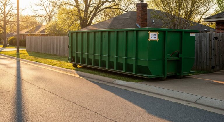 dumpster permit requirements Searcy Arkansas
