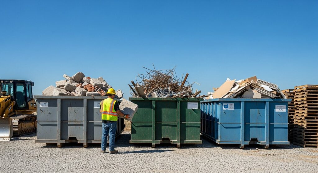 construction site waste segregation tips Arkansas projects