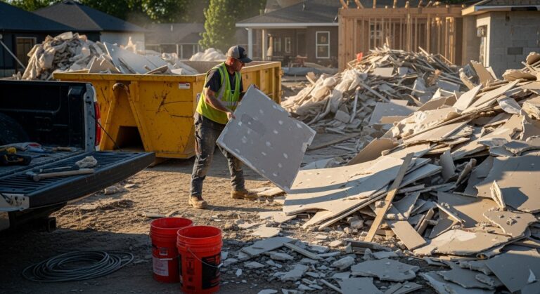 disposing drywall plasterboard Arkansas regulations best practices
