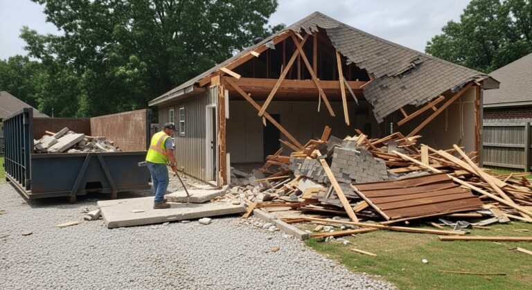 shed garage demolition waste disposal Arkansas step by step guide