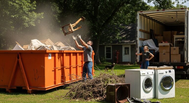 moving cleanout dumpster rental Searcy AR