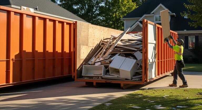 Melbourne AR dumpster rental home renovation