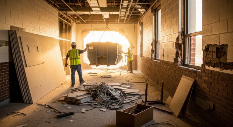 school renovation dumpster rental Arkansas