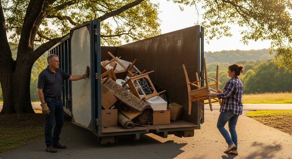 estate cleanout dumpster rental Arkansas
