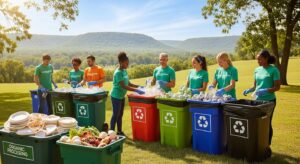 eco-friendly event waste management Arkansas