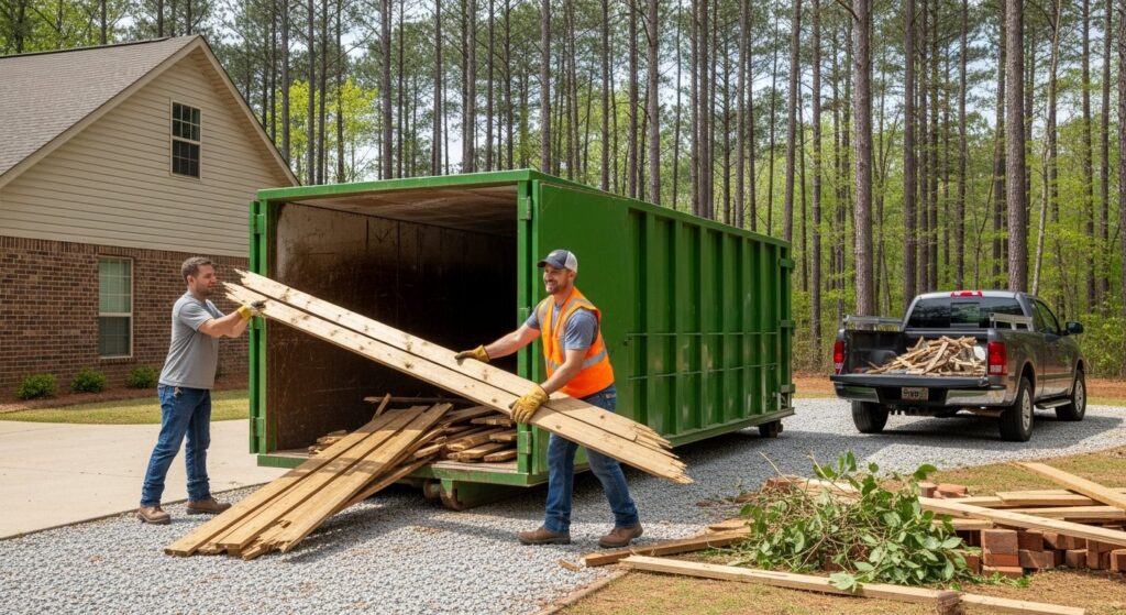 first time dumpster rental guide Arkansas