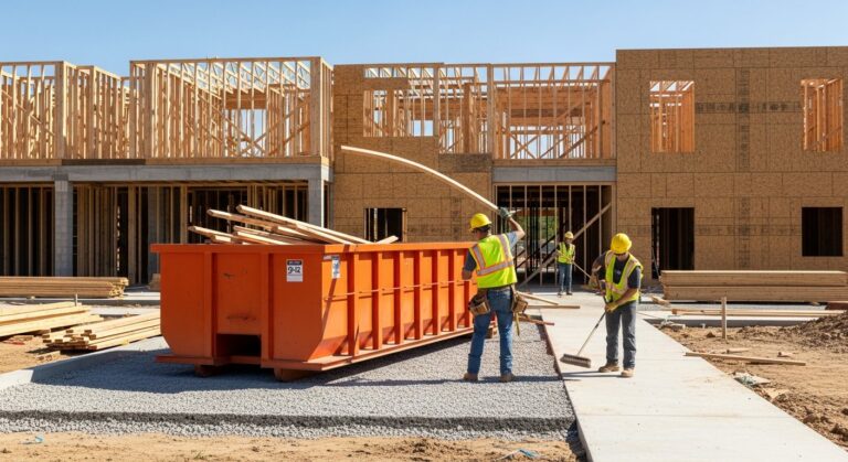 Arkansas dumpster rental for construction site safety compliance