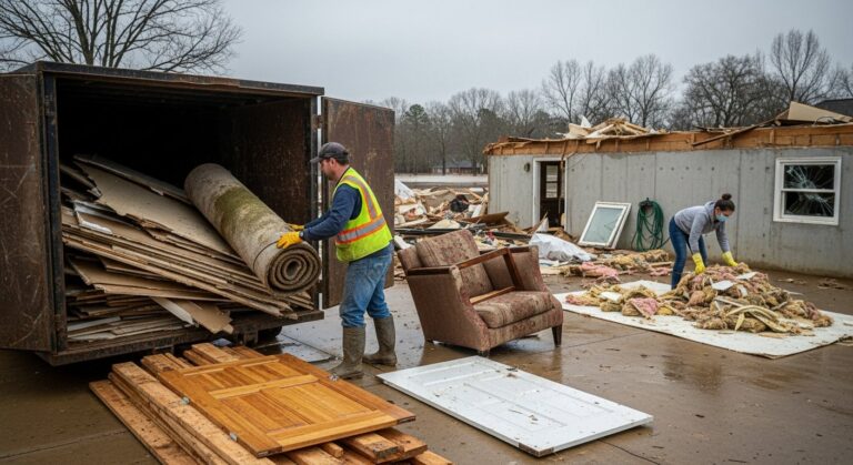 flood cleanup waste disposal Arkansas guidelines