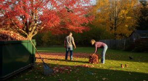 fall yard waste removal dumpster Arkansas
