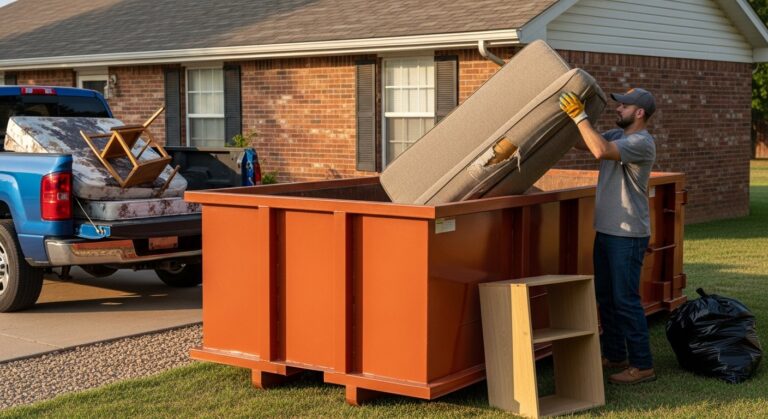 tenant turnover cleanout dumpster rental Searcy AR