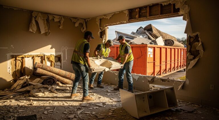 Arkansas dumpster rental for hotel renovation waste