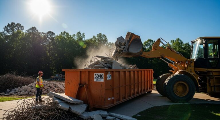 Arkansas dumpster rental for concrete recycling Batesville