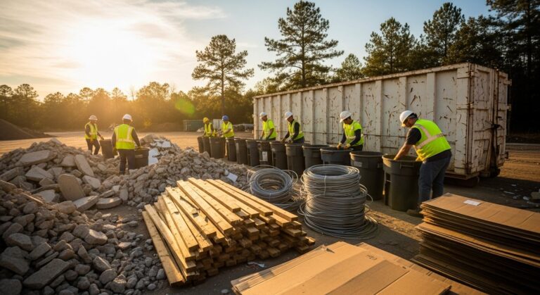 sustainable construction waste management Arkansas contractors