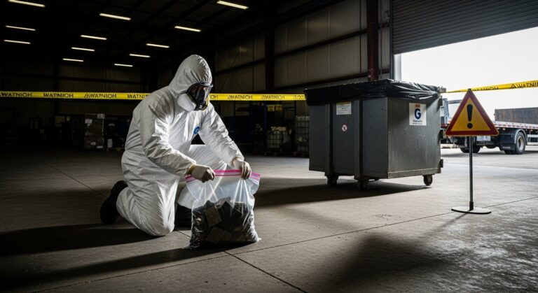 Arkansas asbestos disposal regulations after inspection