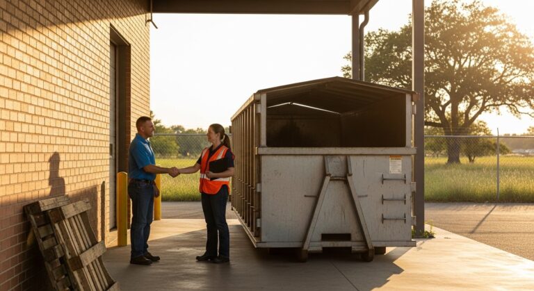 long term commercial dumpster contract Arkansas