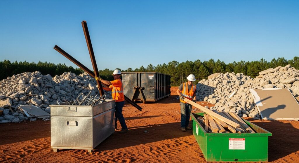 construction waste segregation best practices Arkansas