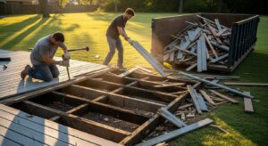 Deck Demolition Waste Disposal: What to Do with Old Wood and Composite